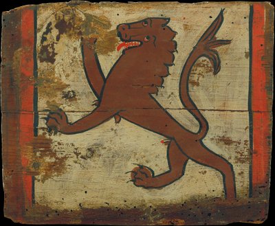 Panneau de plafond avec lion rampant - Unbekannt Unbekannt